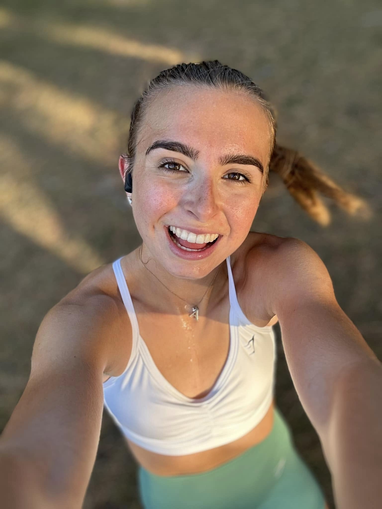 Self-portrait of Abby Irvine, Austin photographer and videographer